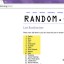 RANDOM RANDOM