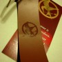 Mockingjay leather bookmark
