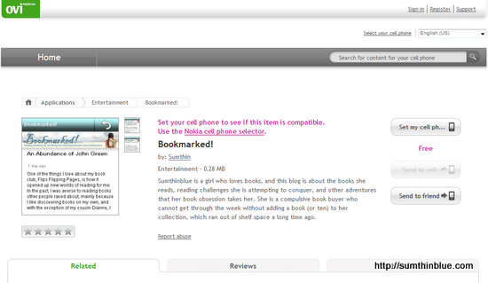 Ovi Store Bookmarked! - Mozilla Firefox 592008 115243 PM-1
