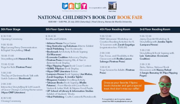 NCBD 2015 Book Fair Program